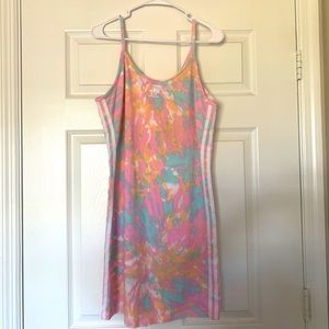 Adidas Tank Dress in Tie Dye